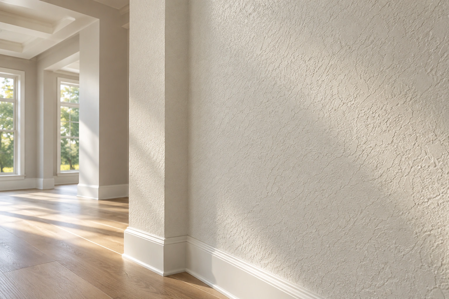 Drywall texturing — an Atlanta-area architectural interior